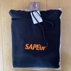 【値下げしました】SAPEur サプール　スウェット SAPEur スウェット サイズXXL 黒 千鳥ロゴ サプール[91]-小売店