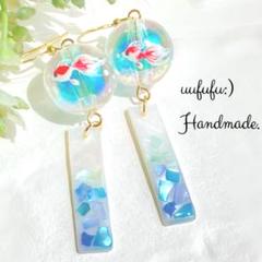 ミミリン様ゴージャス♡アメジスト＆水色のネックレス 社交