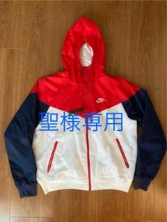 Nike ナイロンジャケット 赤/青/白 NIKE ナイキ ナイロンジャケット ビッグスウッシュ 赤青白