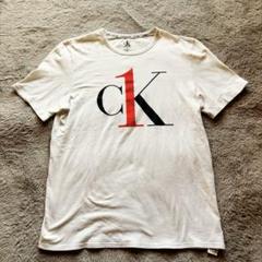 【USED】CALVIN KLEIN CK ONE 大判ロゴTシャツ M