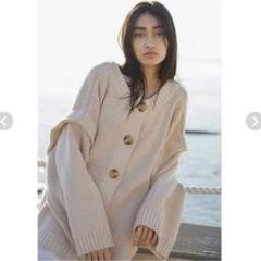 SeaRoomlynn Handmade Mix CABLEニットジャケット CABLEニットジャケット searoomlynn ケーブル シールームリン