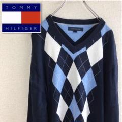 US輸入 トミーヒルフィガー コットンニット Lサイズ