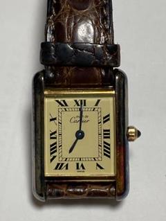 Cartier カルティエ マストタンク レディース クロコダイルレザー
