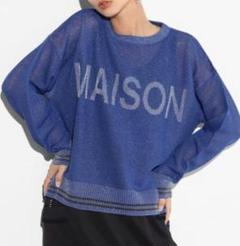 ヤマダヤ　スコットクラブ　MAISON ロゴ入り 青 トップスのサムネイル