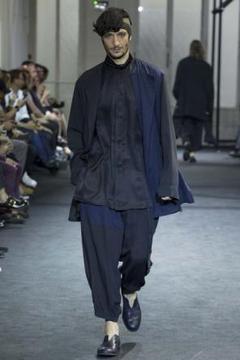 yohji yamamoto pour homme17ssレーヨンギャバブラウス
