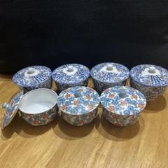 ぴぽぽ　蓋つき煮物椀 菊の花模様 花柄 蓋つき煮物椀 - メルカリ