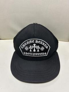 美品⭐️国内正規品⭐️クロムハーツキャップ　正規品　大人気　ブラック CHROME HEARTS クロムハーツ（原本無） 国内正規品 CH TRACKER