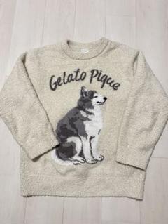 新品未使用　ジェラピケ　ベビモコメランジハスキージャガードプルオーバー gelato pique（ジェラートピケ）の「ベビモコメランジハスキー