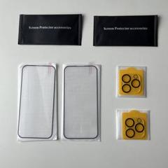 ★iPhone15Pro液晶保護フィルム レンズ保護フィルム各2枚