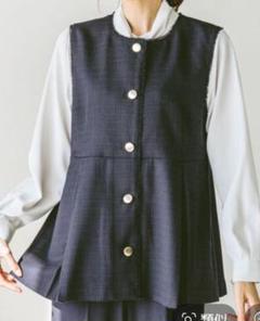 GLOBAL WORK｜ツイードペプラムジレ/133624 | Rakuten Fashion