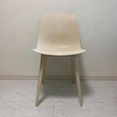 IKEA イケア ダイニングチェア ODGER オドゲル ホワイト/ベージュ
