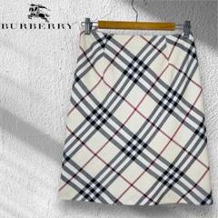 美品】Burberry ノバチェック 膝丈台形スカート 38 - メルカリ