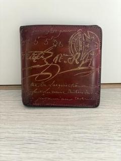 ベルルッティ マコレ カリグラフィー二つ折り財布 カーフレザー BERLUTI - Berluti ベルルッティ カリグラフィ マコレ レザー