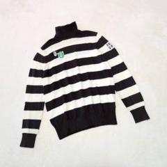 パーリーゲイツ ブラック ニット PG ☆新品☆パーリーゲイツ クルーネック ニットプルオーバー PG