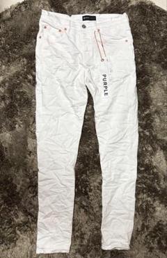 PURPLE ダメージ加工 ホワイトパンツ　サイズ28 楽天市場】【中古】PURPLE BRAND ダメージ加工デニムパンツ