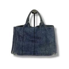 PRADA プラダ カナパ ショルダーバッグ トート バッグ デニム