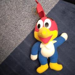 【希少/未使用品】2001年 USJ ウッドペッカー 皮革 ぬいぐるみ 限定品 USJ ユニバーサルスタジオジャパン ウッドペッカー ぬいぐるみ