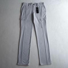 【新品】EPOCA UOMO 総柄 ストレッチ カーゴパンツ ライトグレー 46