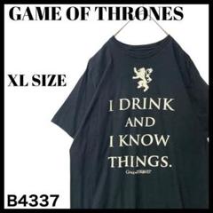 ゲームオブスローンズ I DRINK AND I KNOW THING Tシャツ