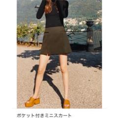 ZARA ジュエリー付きミニスカート 1255/439 ZARA NEW WOMAN MID-RISE SNAKE JEWEL MINI SKIRT OYSTER WHITE
