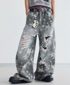 Peoplesense Star pattern vintage denim