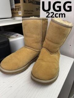 【美品】UGG Australia ムートンブーツ ベージュ　22cmのサムネイル