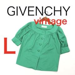 GIVENCHY ジバンシー リネン ブラウス シャツ 半袖 チェック柄 9 M GIVENCHY - 【未使用】サイズM ジバンシー ジェントルマン