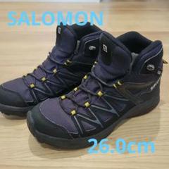 サロモン ゴアテックス ミッドカット トレッキングシューズ メンズ 26cm