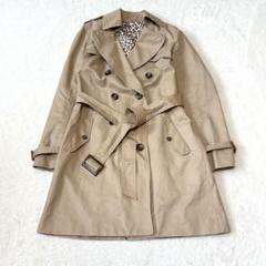 Loungedress♦︎トレンチコート F レオパード 春 綿 日本製 785