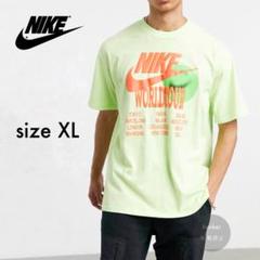 【新品】NIKE ナイキ Tシャツ ライム ビッグロゴ スウッシュ