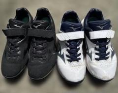 Mizuno トレーニングシューズ　スパイク ホワイト/ネイビー　ブラック