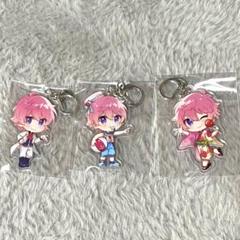 さとみ　アクリルキーホルダー バッジ グッズセット すとぷり さとみくん あにまる缶バッジ ラバーキーホルダー