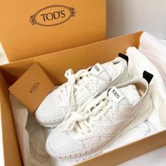 オープニングセール】 【新品未使用品】TOD'S レザースニーカー 2021SS で送料無料 レザースニーカー 新品未使用 Tod's スニーカー