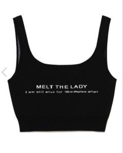 トップス melt the lady strap cover tops melt the lady sheer hook tops