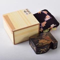 茶道具 唐物 山水蒔絵 巻物形香合 箱付 V R8424 - メルカリ