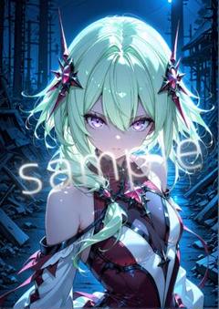高画質Original美少女アニメキャラクターA4ポスター20枚セット M1269 高画質 A4 ポスター AI 美女 イラスト アニメ 同人