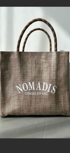 NOMADIS ノマディス 2024SS　リバーシブル　トートバッグ　ベージュ NOMADIS ノマディス 2024SSリバーシブルトートバッグベージュ