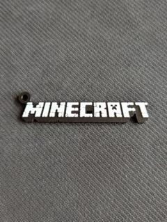 マインクラフト　Minecraft　ロゴキーホルダー