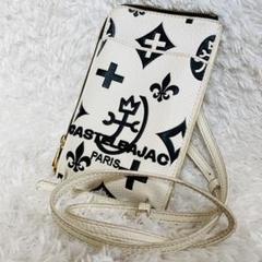 カステルバジャック スマホショルダー バッグ ポシェット モノトーン