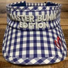 MASTER BUNNY パーリーゲイツ チェック柄サンバイザー