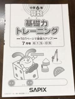 算数　サピックス　基礎力トレーニング　小2 SAPIX サピックス 小学5年 算数 基礎力トレーニング 2〜1月号