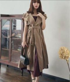 ジャケット・アウター herlipto Sleeveless Twill Trench Dress 2025年最新】sleeveless twill trench dressの人気アイテム
