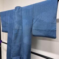 小紋　正絹　ちりめん　裂取り　亀甲　花菱　麻の葉　唐花　小花　着物　071tz