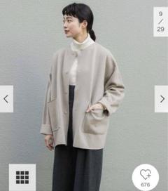 【新品タグ付】argue ウール　ジャケット　グレージュ m57026690540_1.jpg?1733406809
