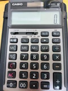 CASIO JS-20DC 12桁電卓 【ケース付】のサムネイル