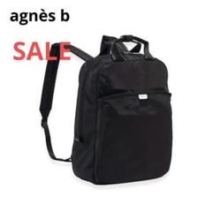 【未使用】アニエスベー リュック バックパック ブラック シンプル agnes b. デイバック リュック バックパック (RAT01−05
