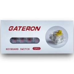 Gateron Pro Switch レッドキーボードスイッチ（72個入り）