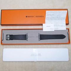 Apple Watch HERMES レザーバンド BLK 44mm用 未使用