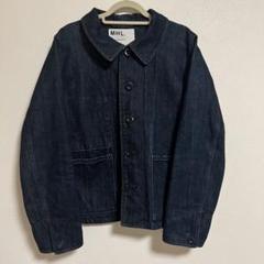 MHL. CANTON デニムジャケット　ブルゾン　ネイビー　濃紺　M 美品 MHL. CANTON デニムジャケット ブルゾン ネイビー 濃紺