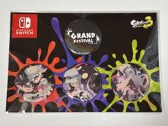 スプラトゥーン3グランドフェス缶バッジ スプラトゥーン3 缶バッジ グランドフェスティバル